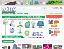 Tablet Screenshot of fakita.com